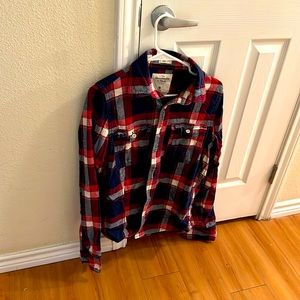 Flannel long sleeve shirt, from Abercrombie & Fitch